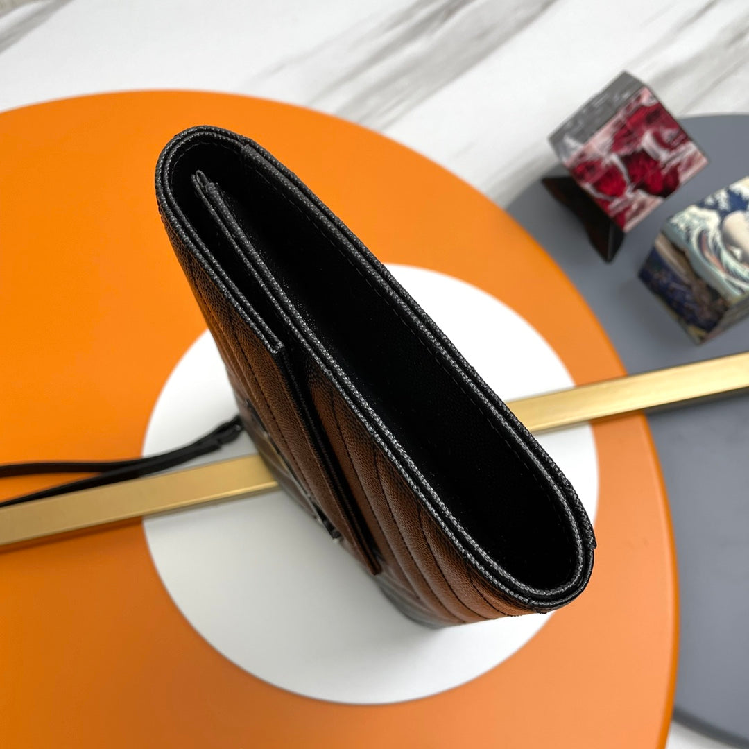 YSL Matelassé Flap Pouch