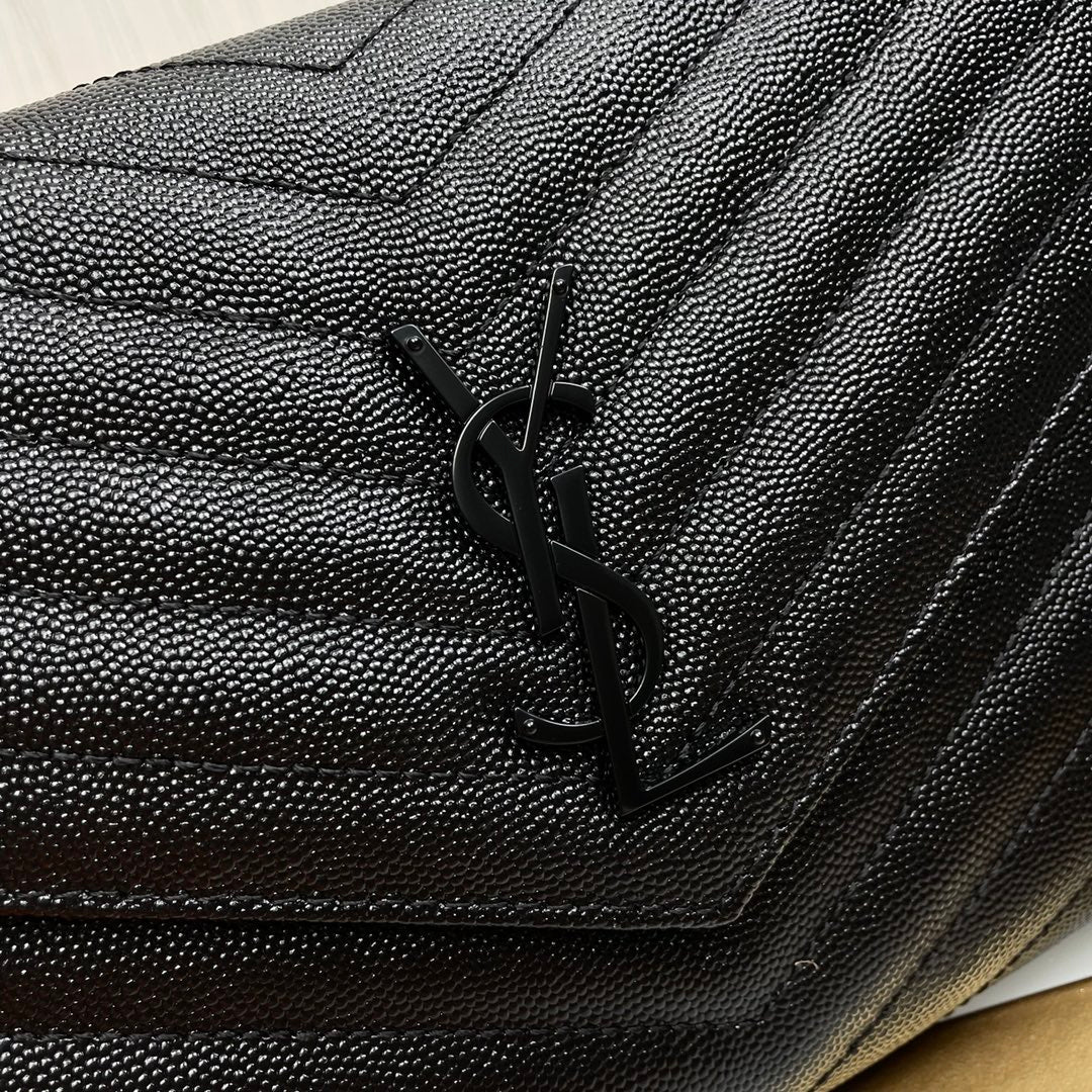 YSL Matelassé Flap Pouch