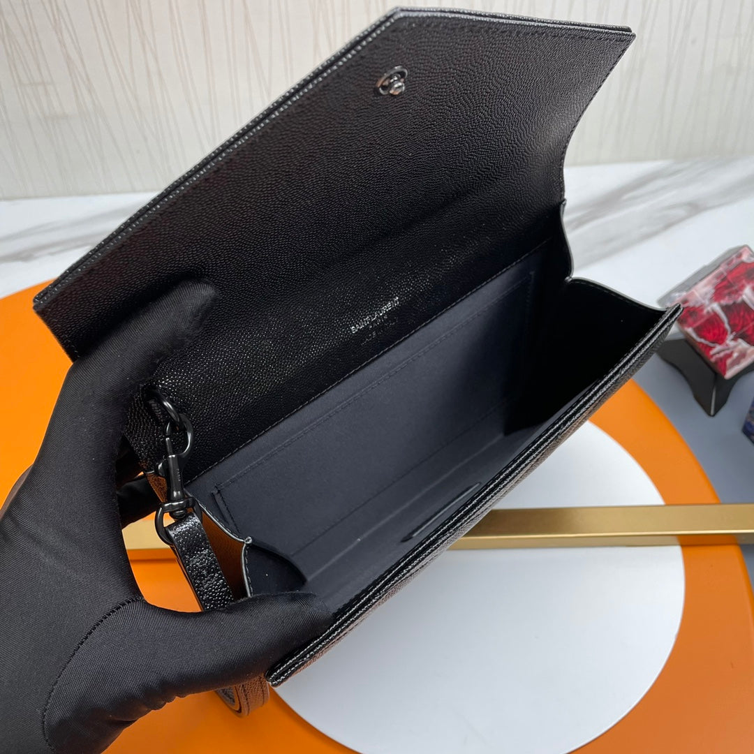 YSL Matelassé Flap Pouch