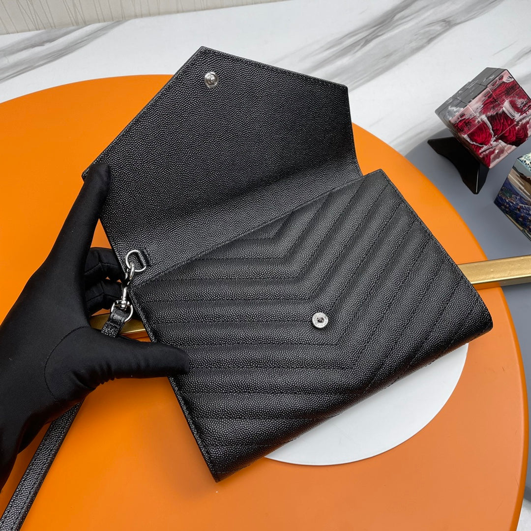 YSL Matelassé Flap Pouch