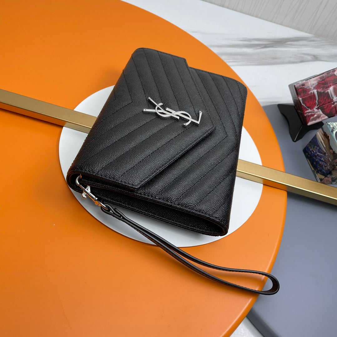 YSL Matelassé Flap Pouch