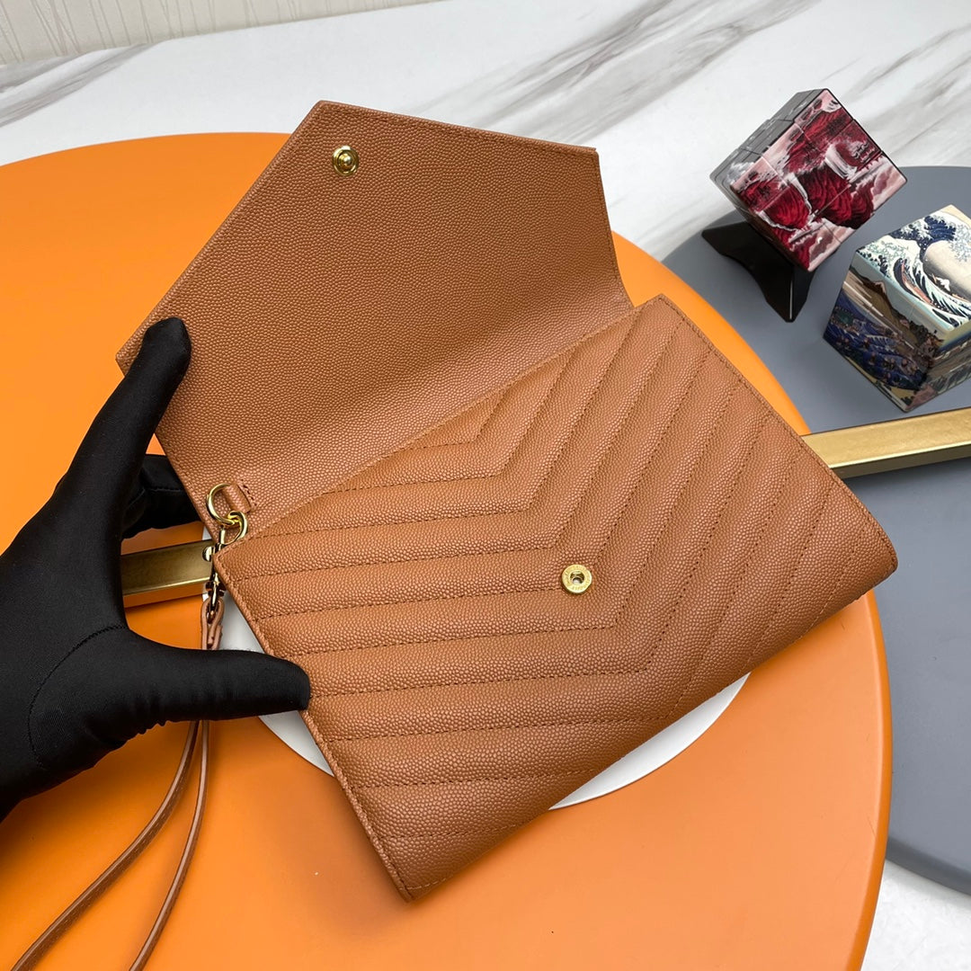 YSL Matelassé Flap Pouch