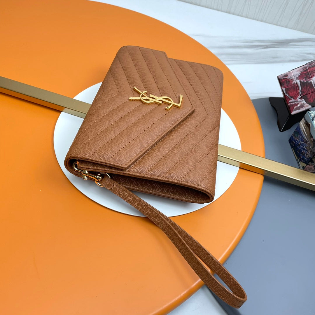 YSL Matelassé Flap Pouch