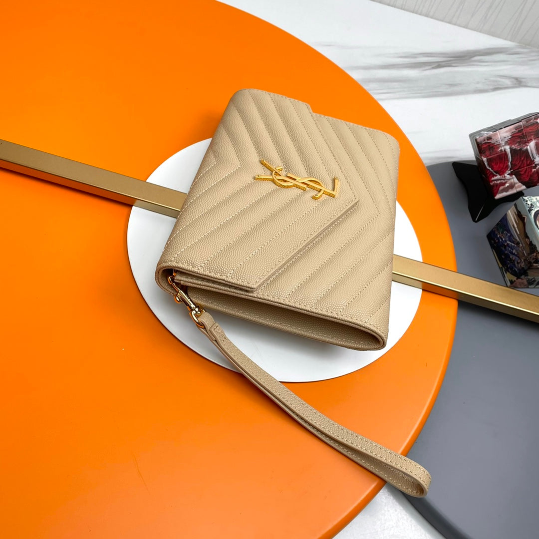 YSL Matelassé Flap Pouch
