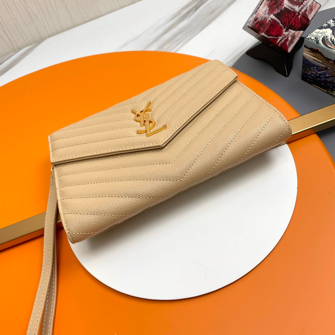 YSL Matelassé Flap Pouch