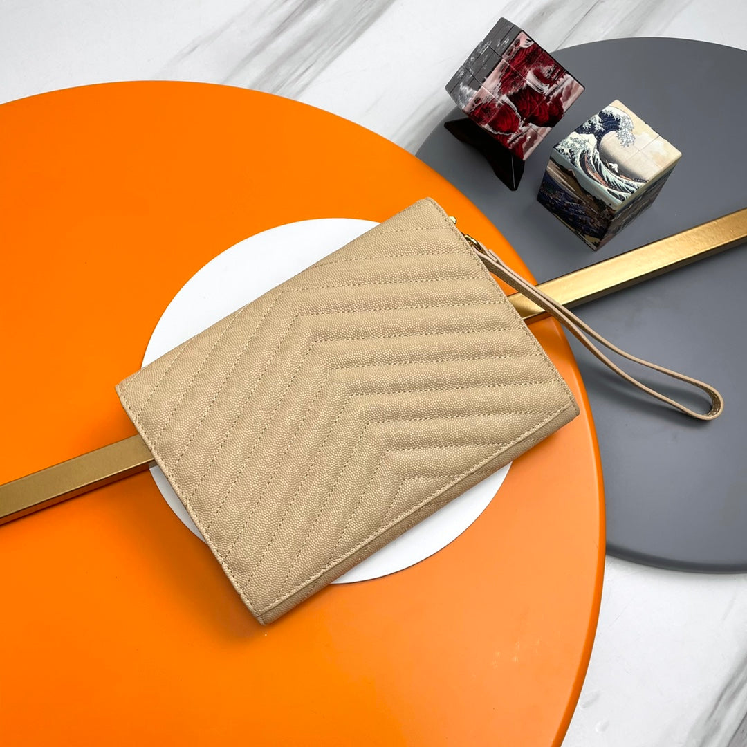 YSL Matelassé Flap Pouch