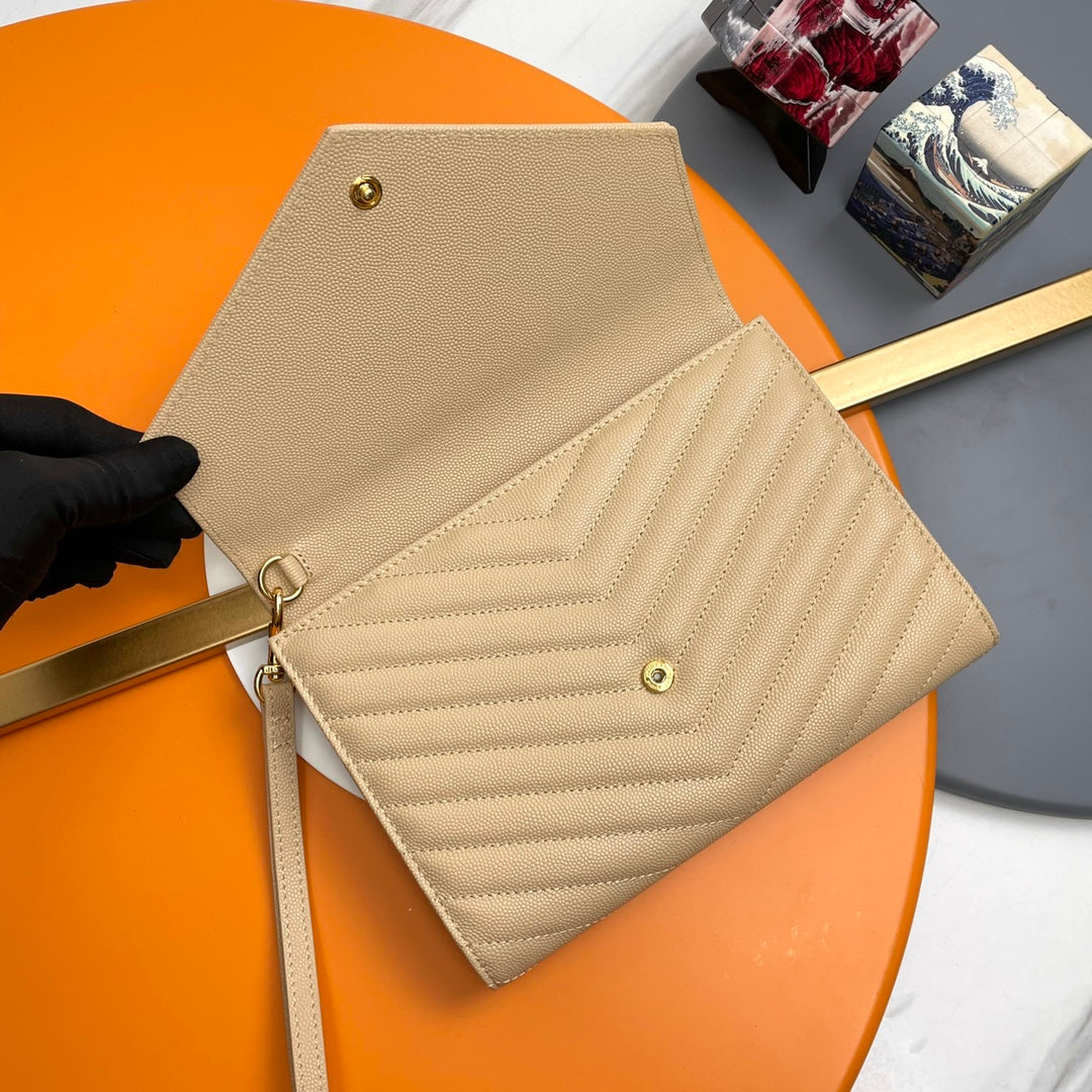 YSL Matelassé Flap Pouch