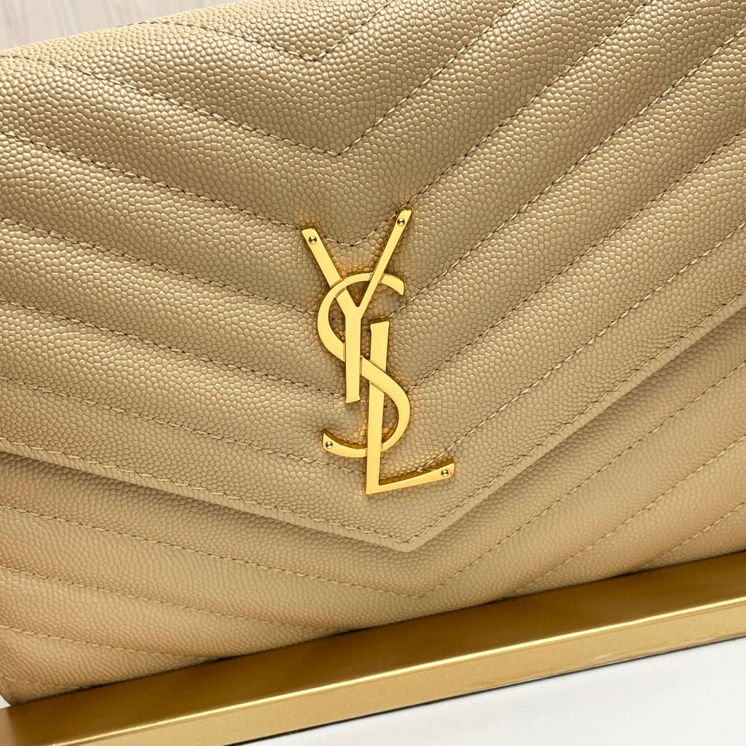 YSL Matelassé Flap Pouch