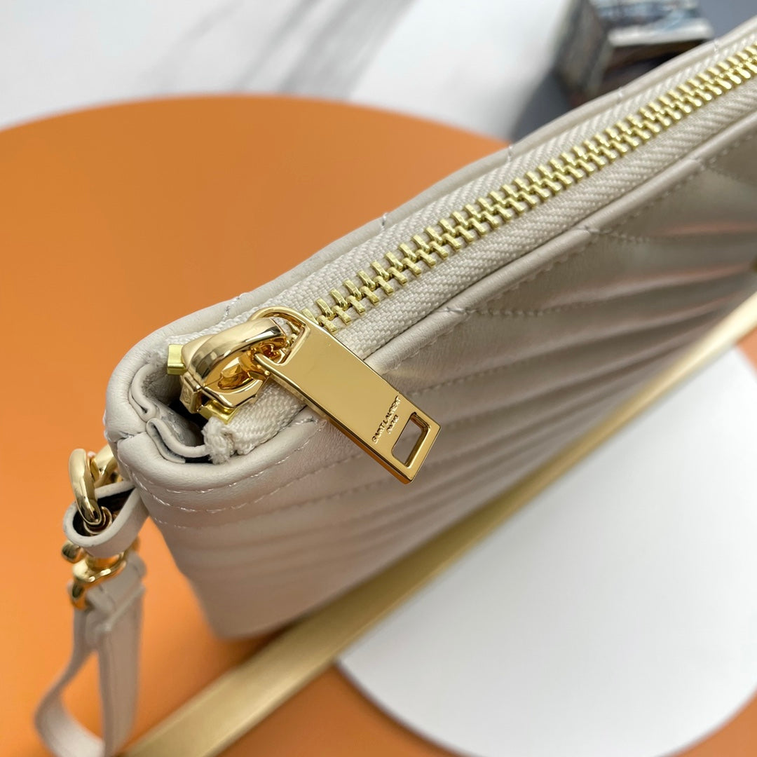 YSL Matelasse Strap Clutch Bag