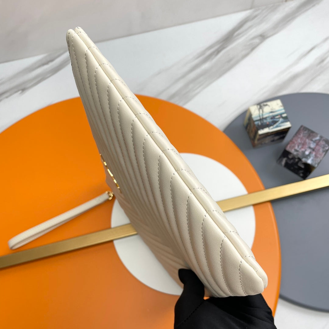 YSL Matelasse Strap Clutch Bag