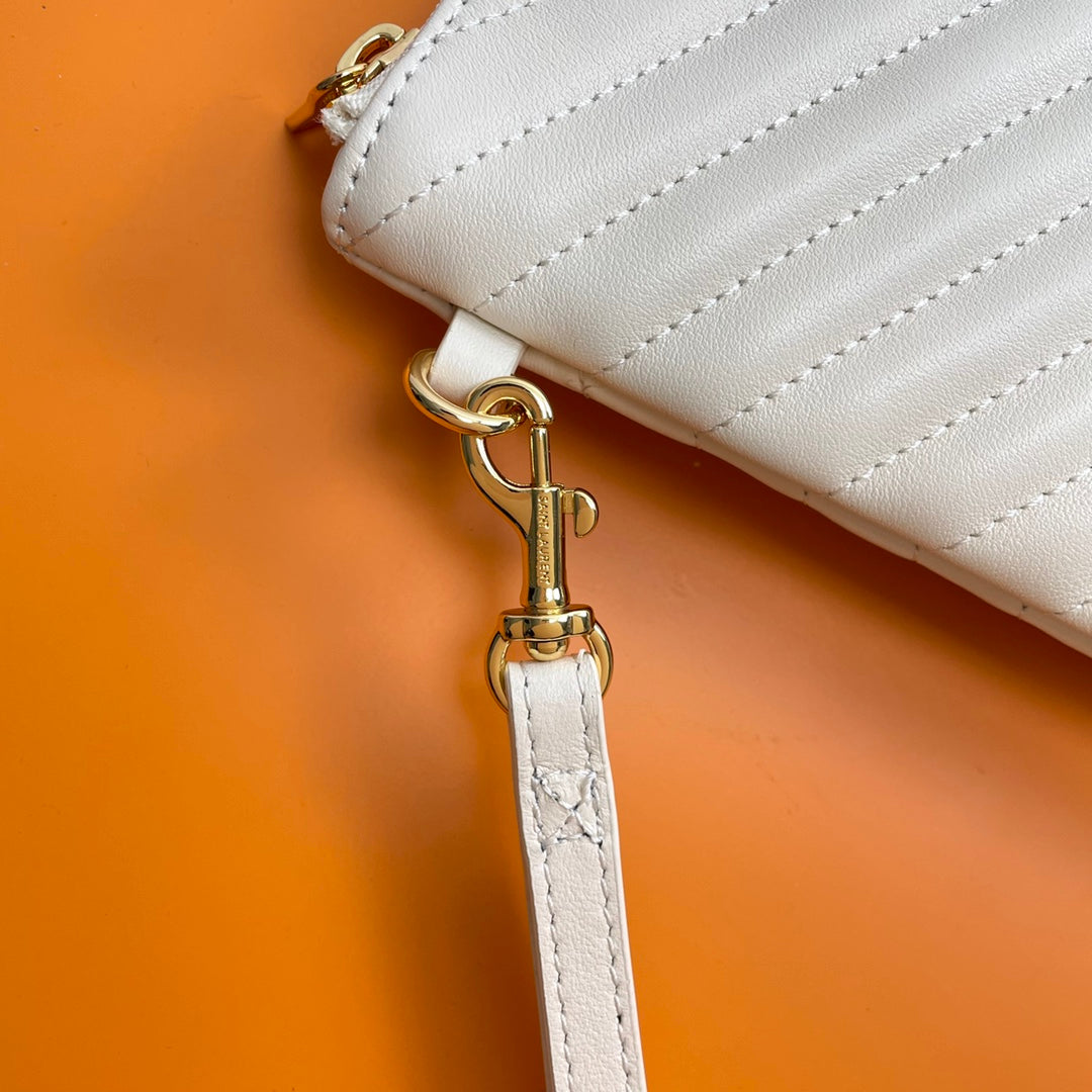 YSL Matelasse Strap Clutch Bag