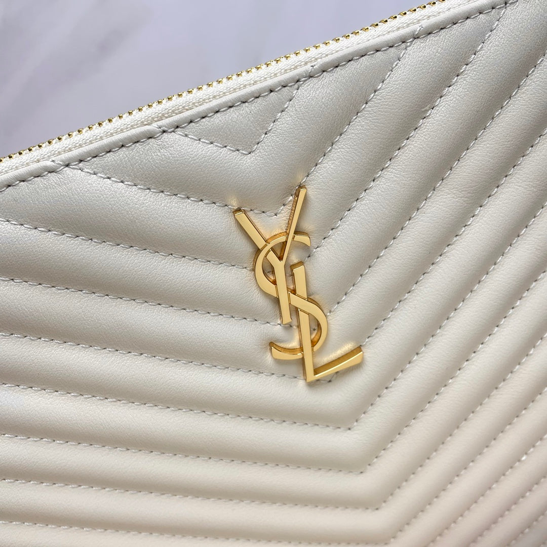 YSL Matelasse Strap Clutch Bag