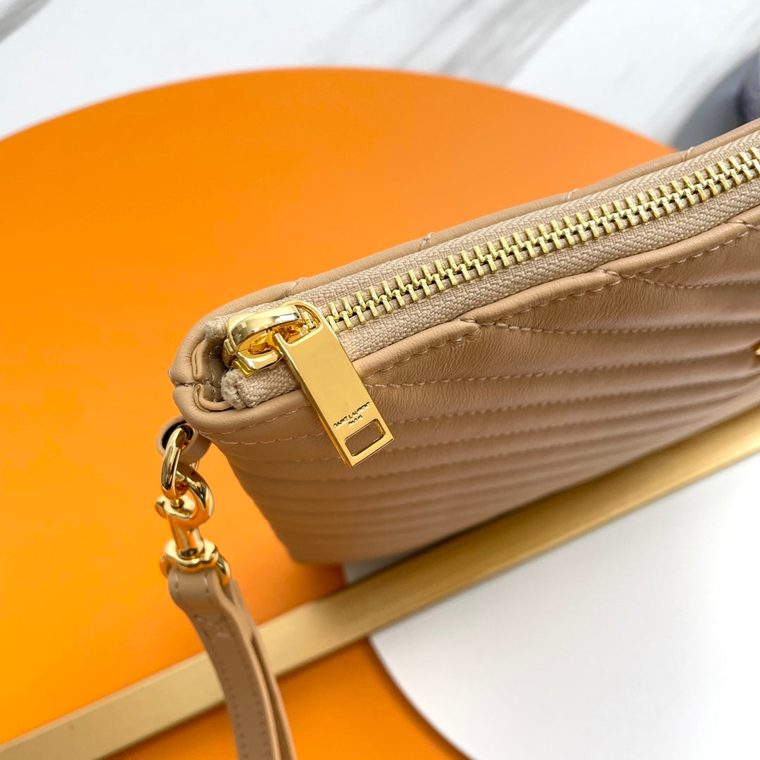 YSL Matelasse Strap Clutch Bag