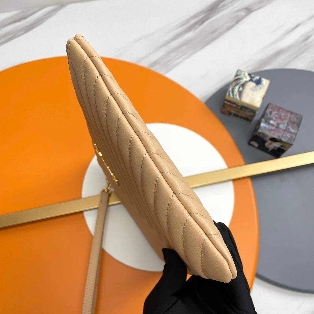 YSL Matelasse Strap Clutch Bag