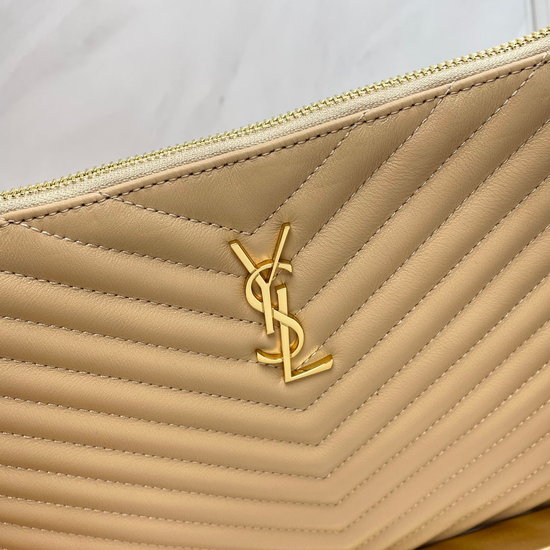 YSL Matelasse Strap Clutch Bag