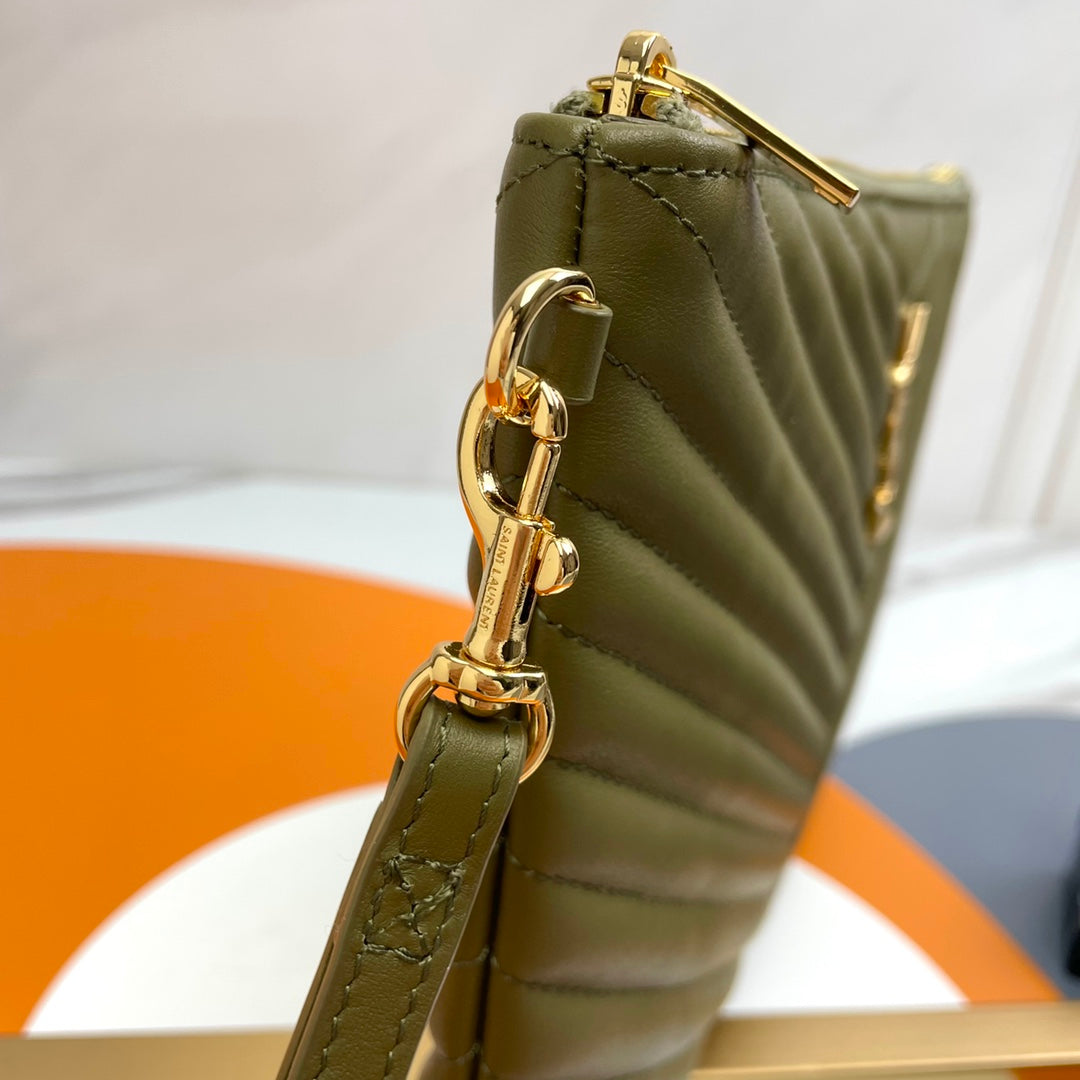 YSL Matelasse Strap Clutch Bag