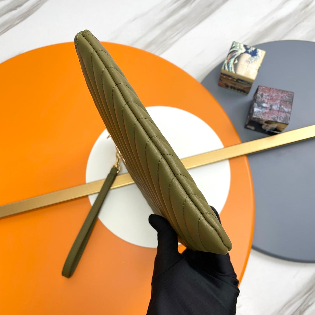 YSL Matelasse Strap Clutch Bag