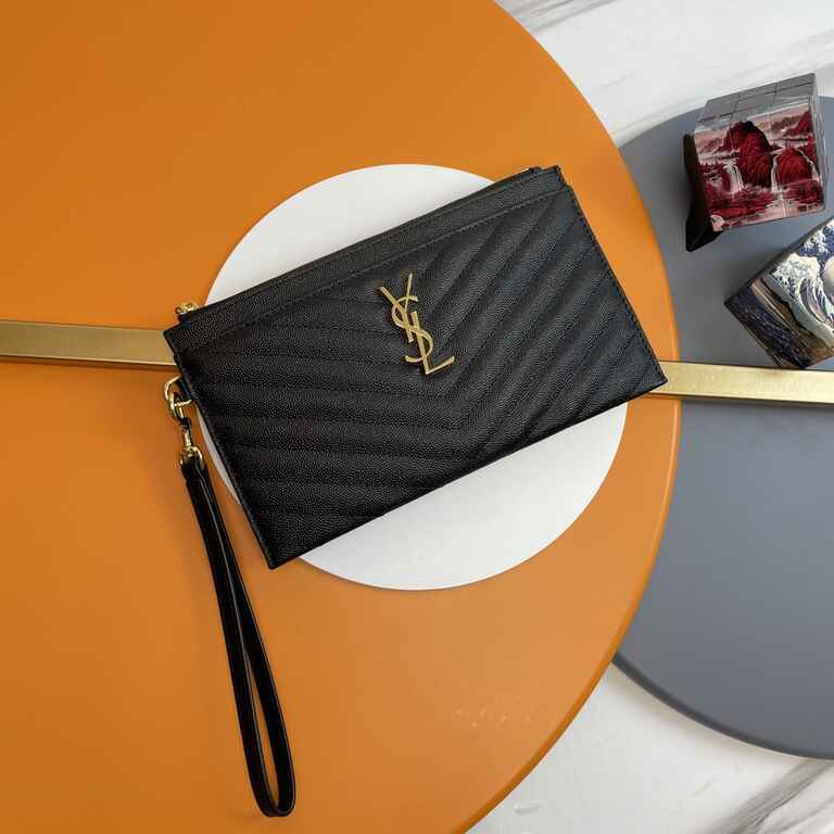 YSL Matelasse Strap Clutch Bag