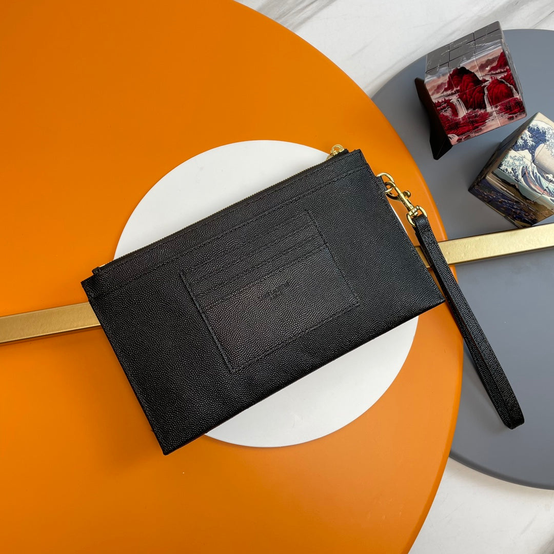 YSL Matelasse Strap Clutch Bag