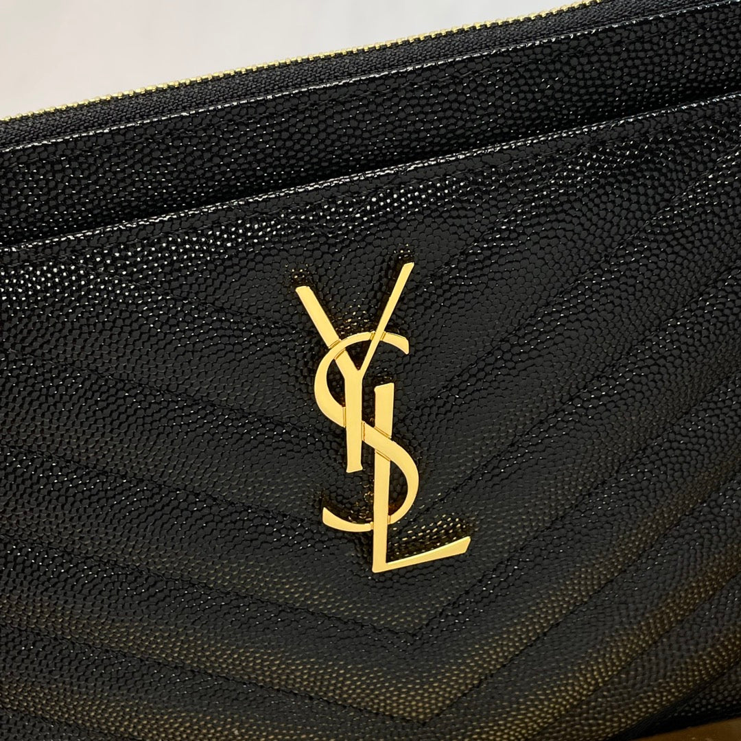 YSL Matelasse Strap Clutch Bag