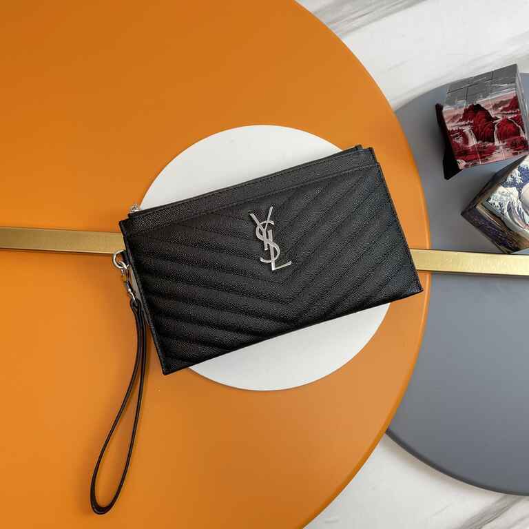 YSL Matelasse Strap Clutch Bag