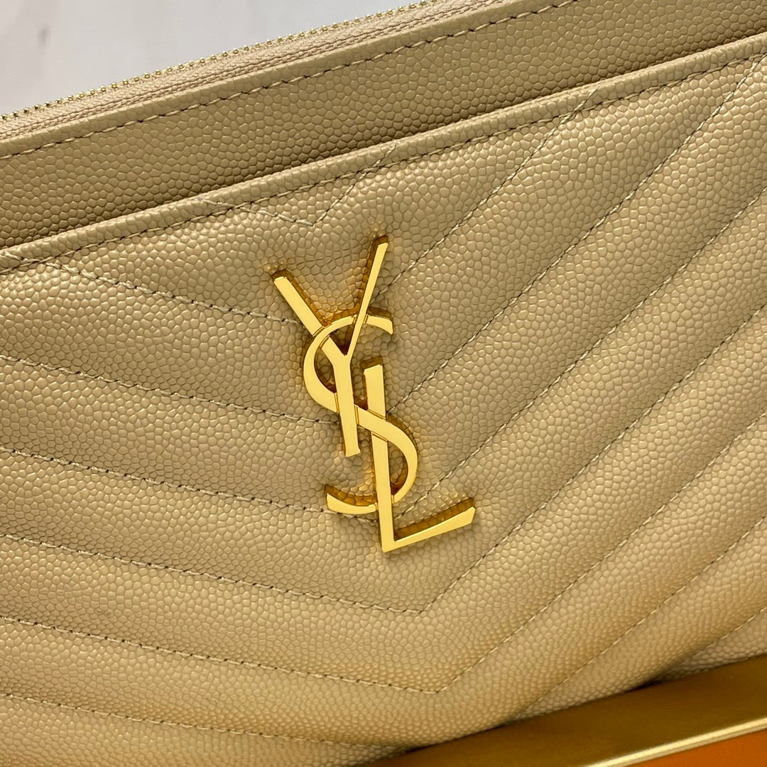 YSL Matelasse Strap Clutch Bag