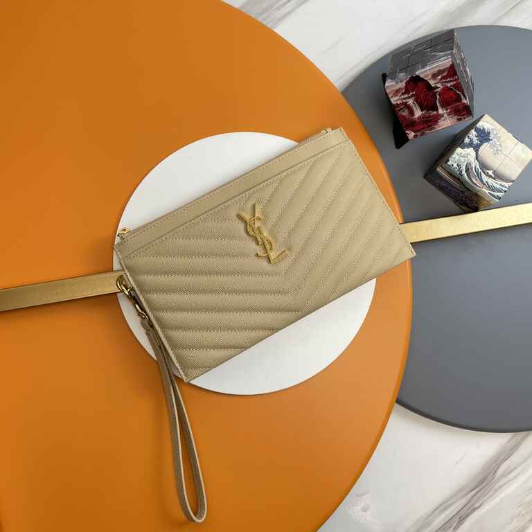 YSL Matelasse Strap Clutch Bag