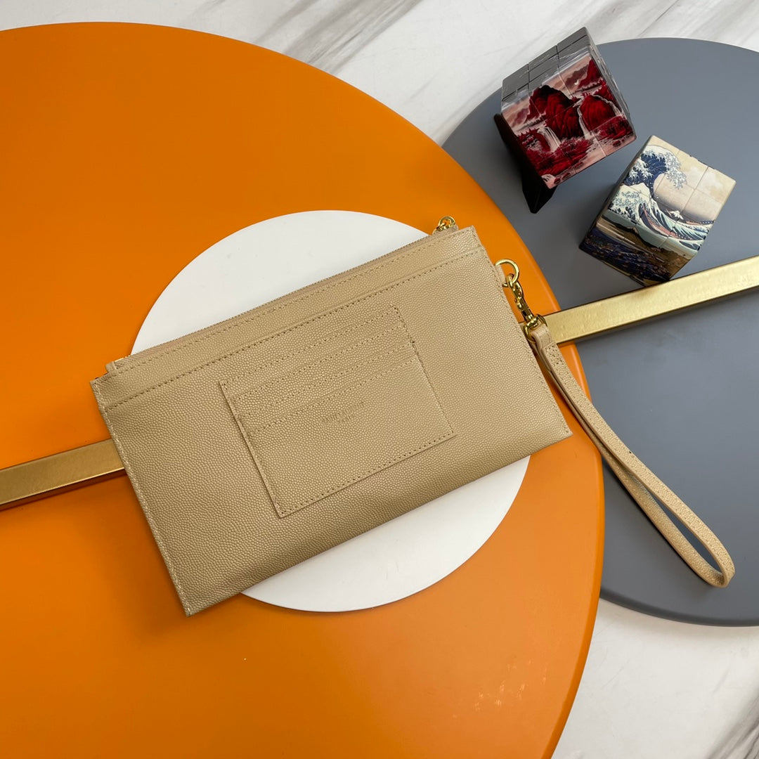 YSL Matelasse Strap Clutch Bag