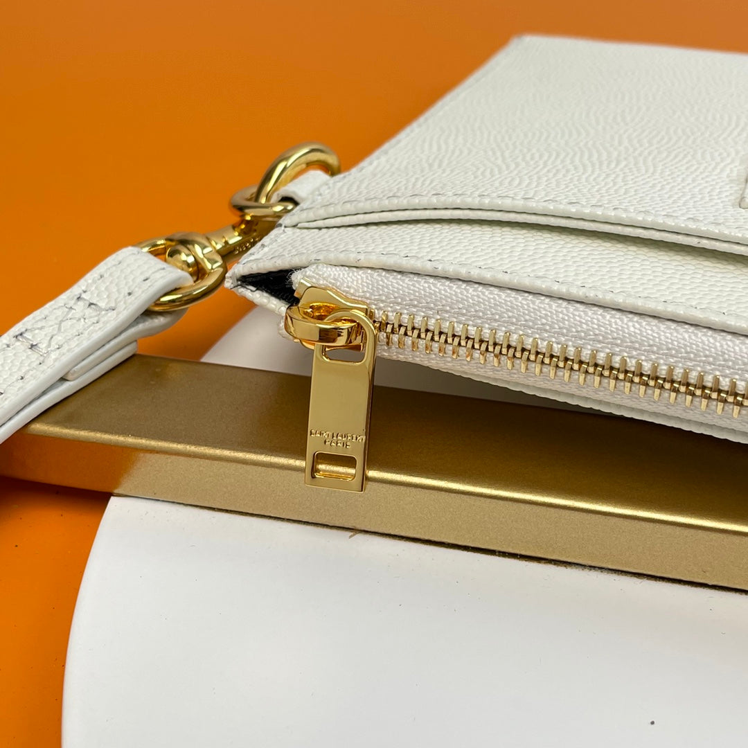 YSL Matelasse Strap Clutch Bag