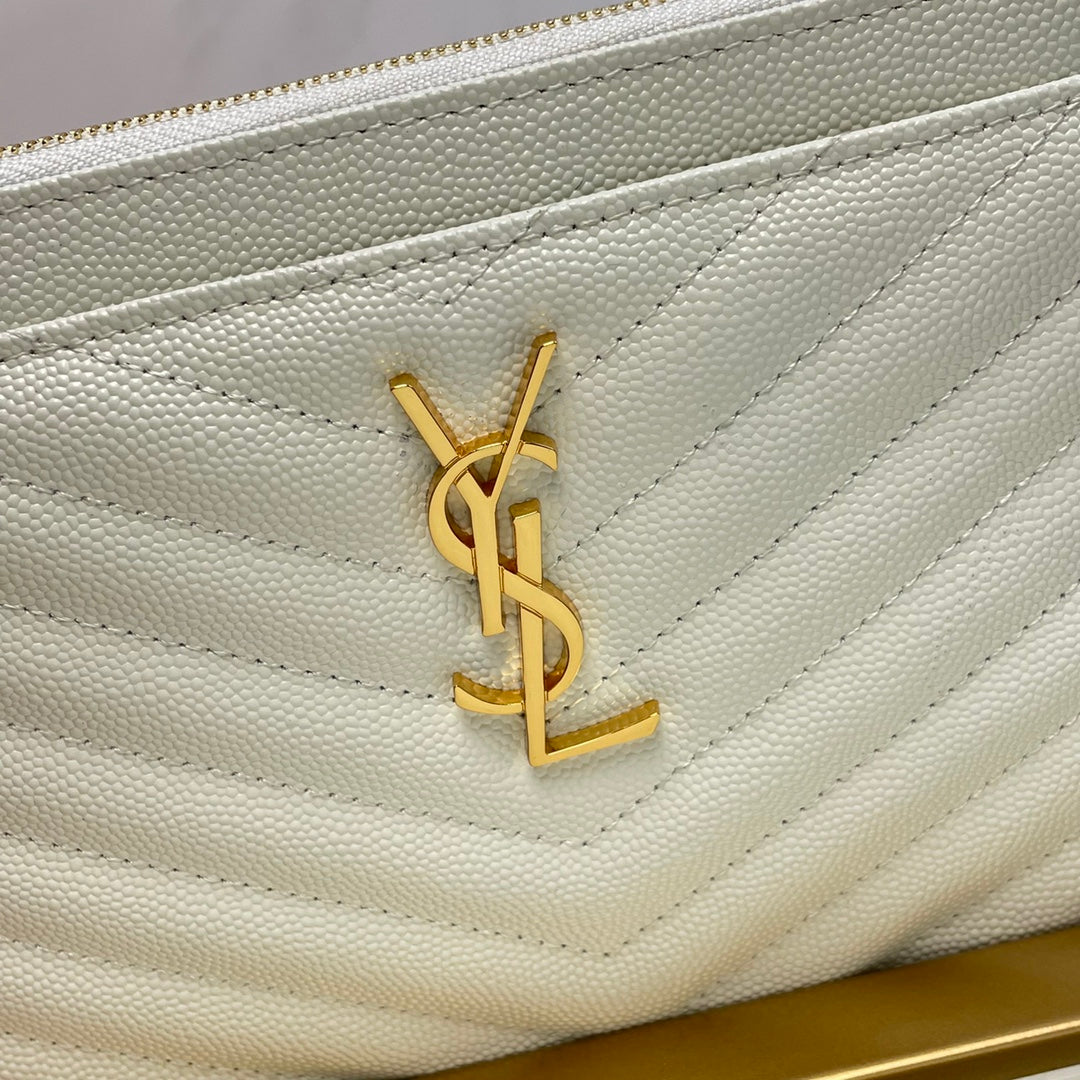 YSL Matelasse Strap Clutch Bag