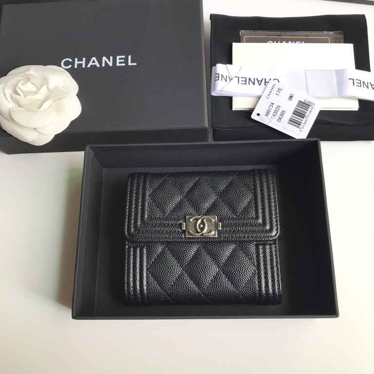 Chanel Le Boy Small Flap Wallet