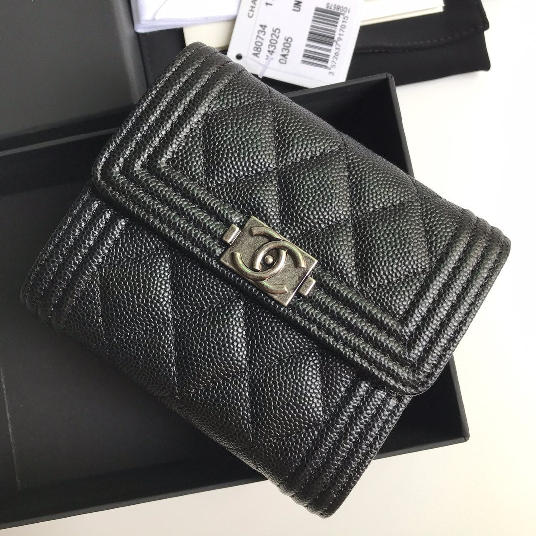 Chanel Le Boy Small Flap Wallet