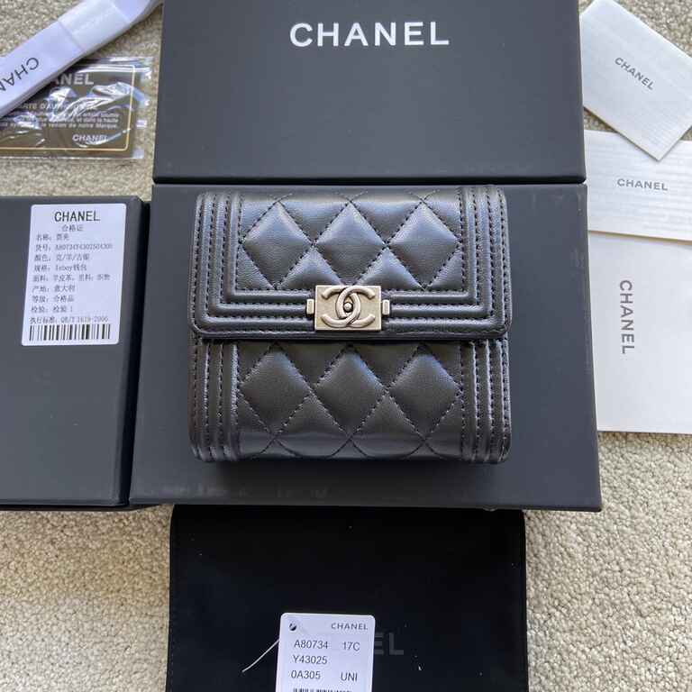 Chanel Le Boy Small Flap Wallet