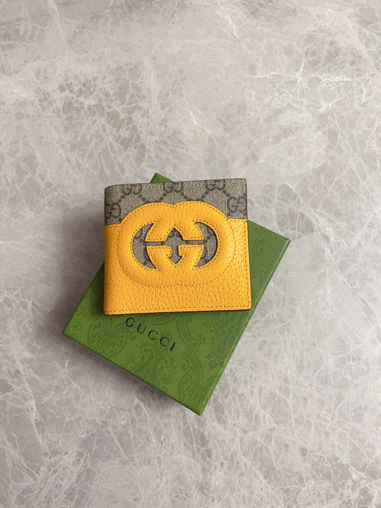 Gucci Wallet With Cut-Out Interlocking G