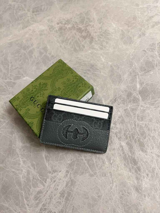 Gucci Card Case With Cut-Out Interlocking G