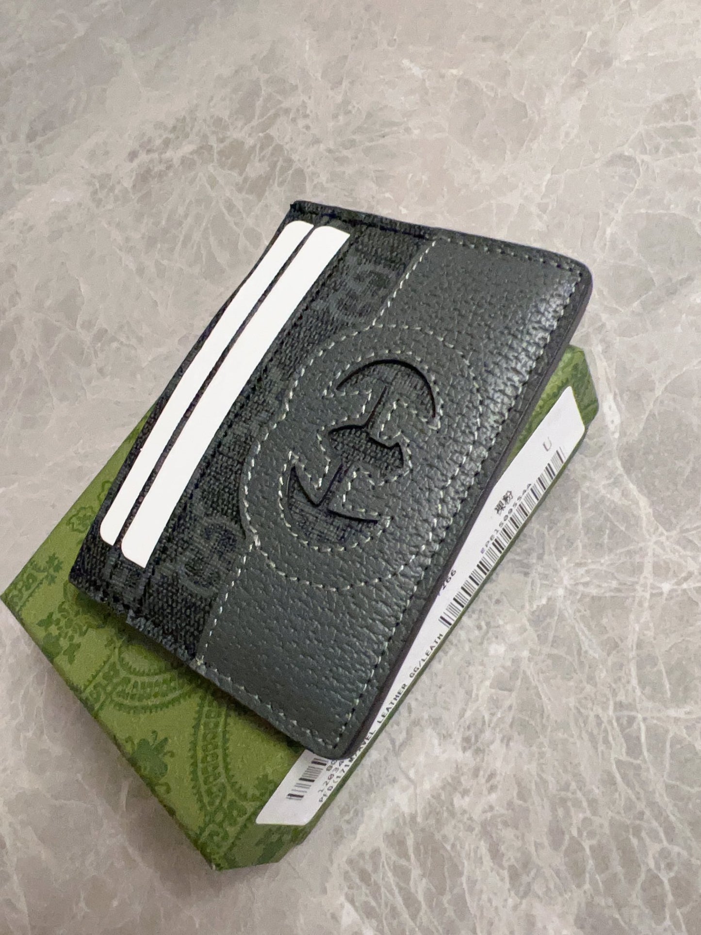 Gucci Card Case With Cut-Out Interlocking G