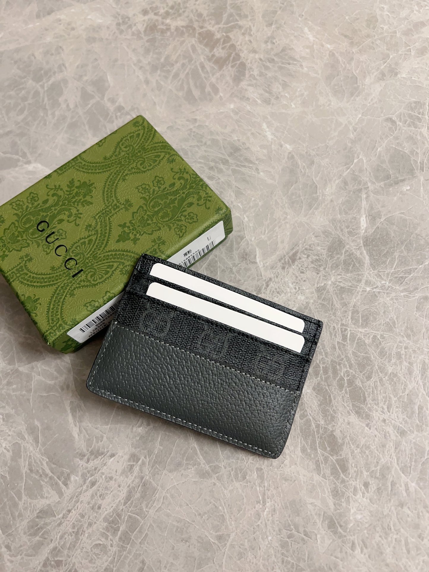 Gucci Card Case With Cut-Out Interlocking G