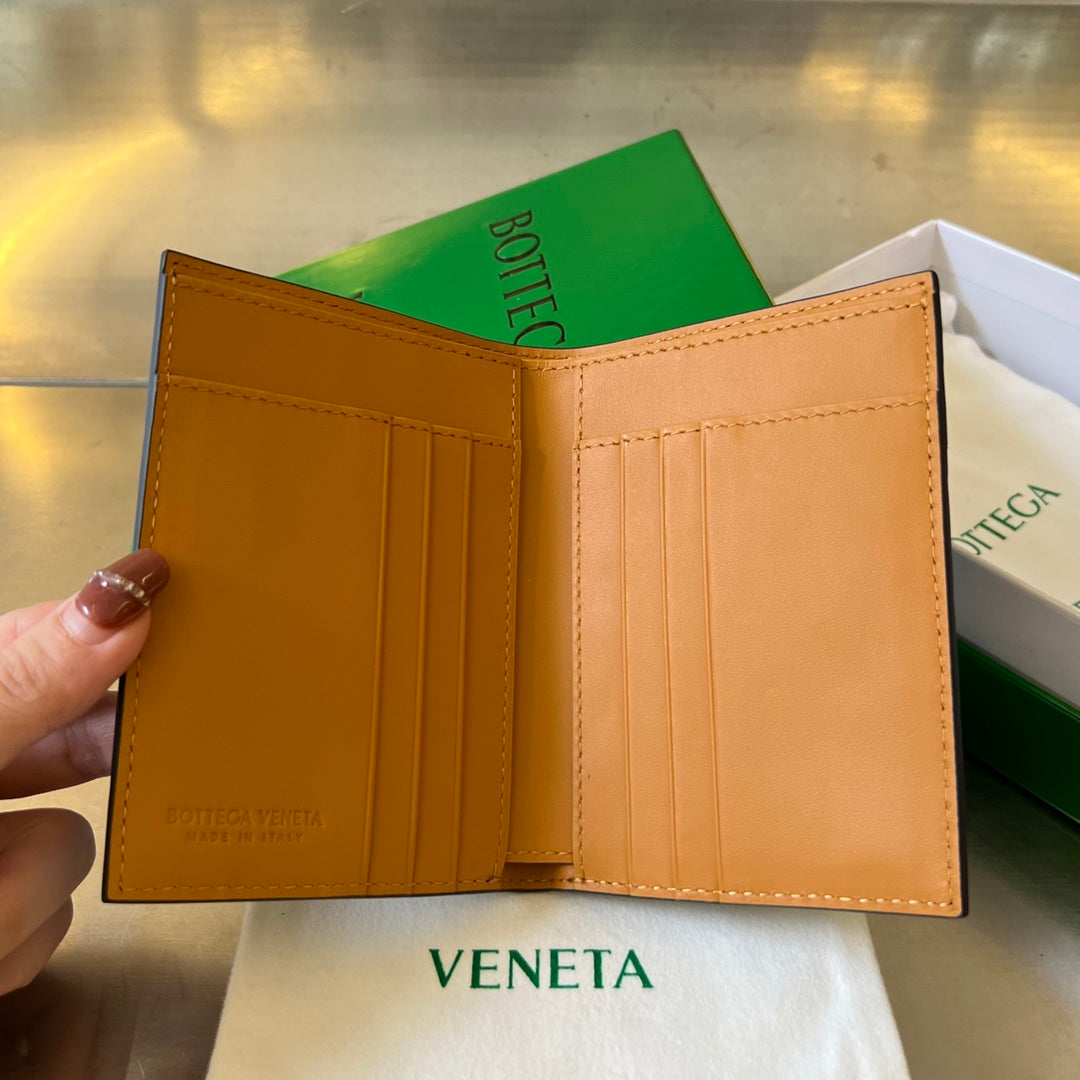 BV Intrecciato Flap Wallet