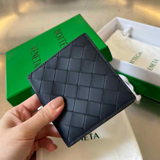 BV Intrecciato Flap Wallet