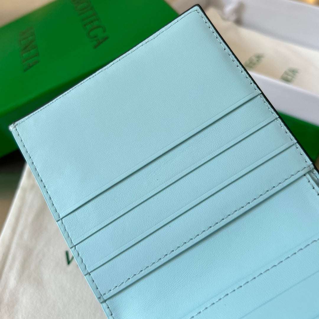 BV Intrecciato Flap Wallet