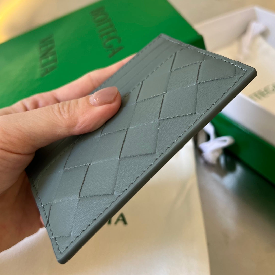 BV Intrecciato Credit Card Case