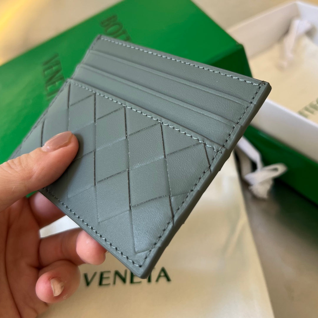 BV Intrecciato Credit Card Case