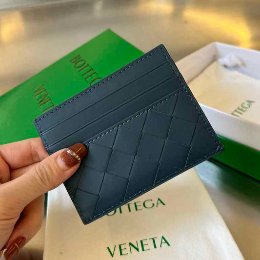 BV Intrecciato Credit Card Case