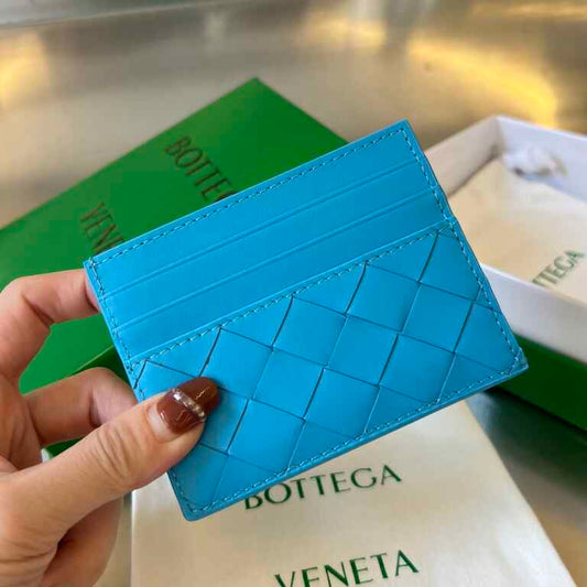 BV Intrecciato Credit Card Case