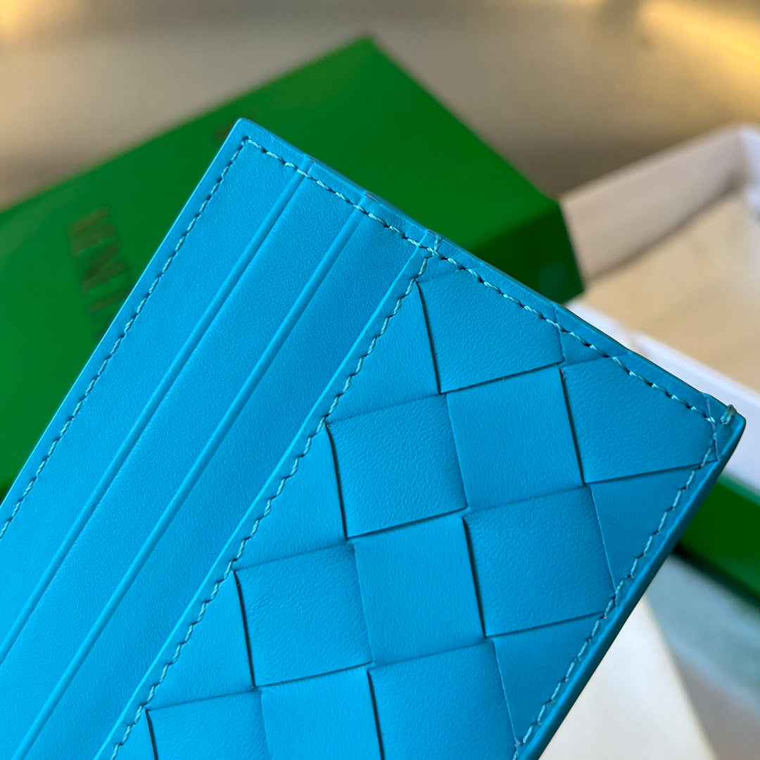BV Intrecciato Credit Card Case