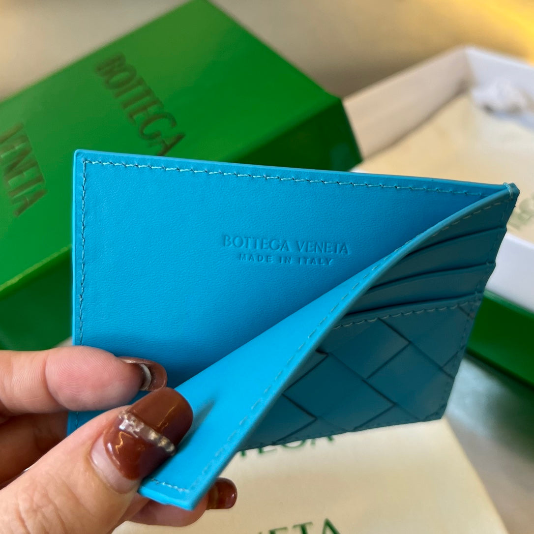 BV Intrecciato Credit Card Case