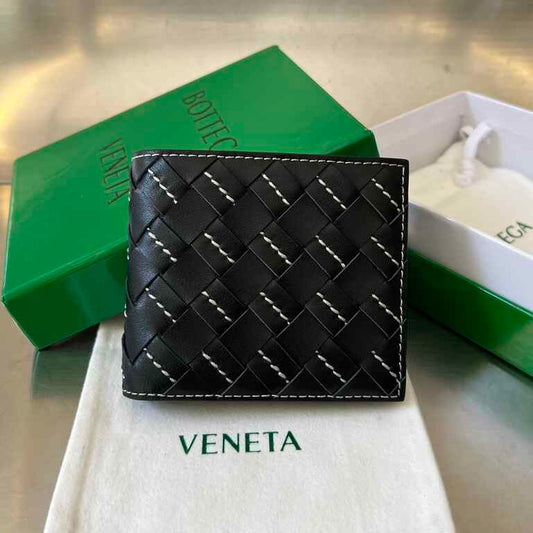 BV Intrecciato Bi-Fold Wallet