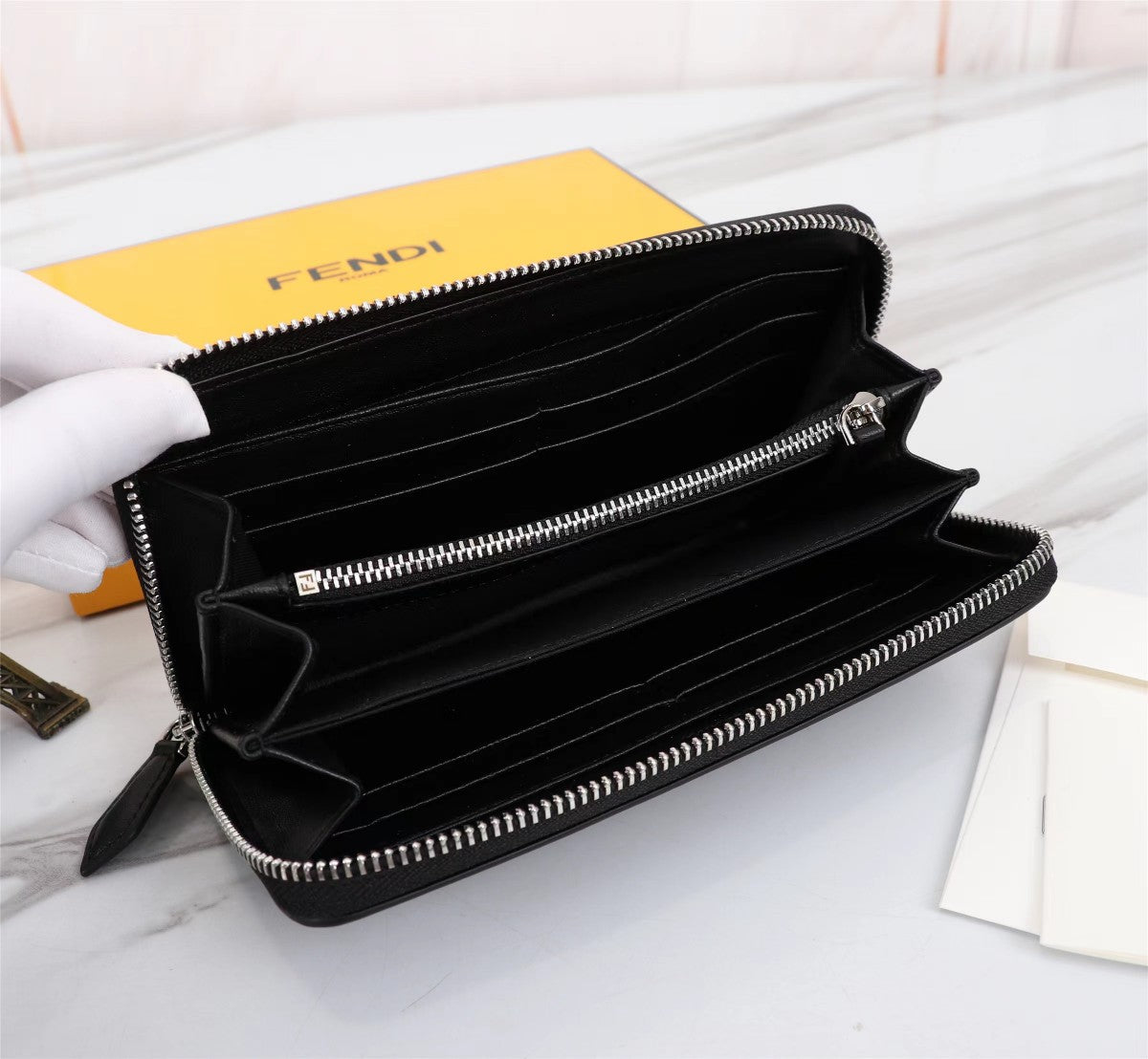 Fendi Zip Around Wallet