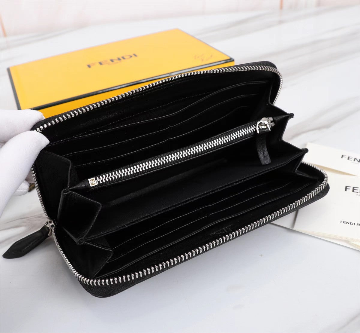 Fendi Zip Around Wallet
