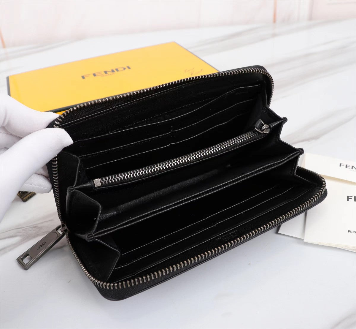Fendi Zip Around Wallet